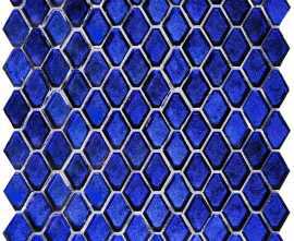 Мозаика Caramelle Mosaic Diamanti di cobalto 24x42x6 282x310x6