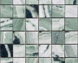 Мозаика Caramelle Mosaic Onice Verde oliva POL 48x48x7 305x305