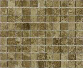 Мозаика Caramelle Mosaic Emperador Light MAT 4.8x4.8x7 30.5x30.5