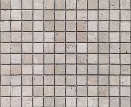 Мозаика Caramelle Mosaic Travertino Beige MAT 23x23x7 298x298