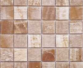 Мозаика Caramelle Mosaic Onice legno POL 48x48x7 305x305