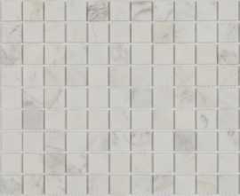 Мозаика Caramelle Mosaic Dolomiti bianco POL 4.8x4.8x7 30.5x30.5