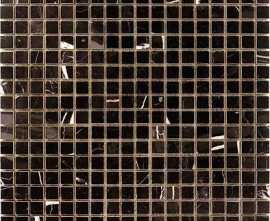 Мозаика Caramelle Mosaic Pietrine Nero Oriente POL 15x15x4 30.5x30.5