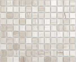 Мозаика Caramelle Mosaic Pietrine Travertino Silver POL 2.3x2.3 29.8x29.8