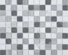 Мозаика Caramelle Mosaic Pietrine Pietra Mix 4 MAT 23x23 298X298