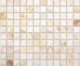 Мозаика Caramelle Mosaic Pietrine Ragno rosso POL 2.3x2.3 29.8x29.8