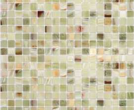 Мозаика Caramelle Mosaic Pietrine Onice Jade Verde POL 1.5x1.5 30.5x30.5