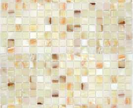 Мозаика Caramelle Mosaic Pietrine Onice Jade Bianco POL 1.5x1.5 30.5x30.5