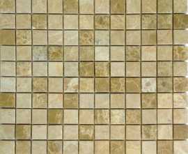 Мозаика Caramelle Mosaic Pietrine Emperador Light POL 2.3x2.3 29.8x29.8