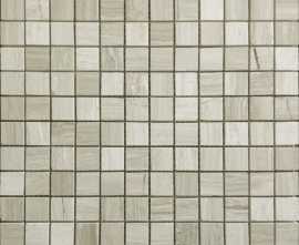 Мозаика Caramelle Mosaic Pietrine Travertino Silver MAT 23x23 - толщ. 4 мм 29.8X29.8