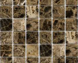 Мозаика StarMosaic Dark Emperador Polished (JMST055) 30.5X30.5