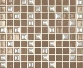 Мозаика Vidrepur Edna №835 Светло-коричневый (на сетке) 31,7x31,7