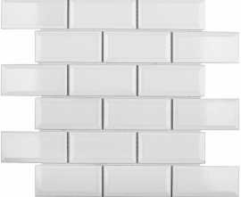 Мозаика StarMosaic AM81945 Metro White Glossy 4.5х9.5 28.8х29.4х6.5