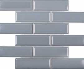 Мозаика StarMosaic KM41843 Metro Bluish-Grey Glossy 4.5х14.5 28.7х29.5х6.5