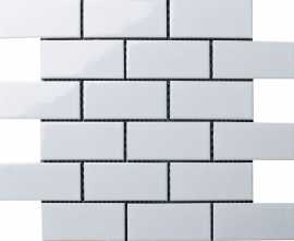 Мозаика StarMosaic Brick White Glossy (A1001G) 29.1x29.5