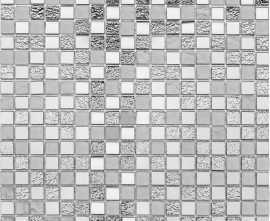 Мозаика StarMosaic JMG21500 Silver стекло 1,5x1,5 300X300X3.8