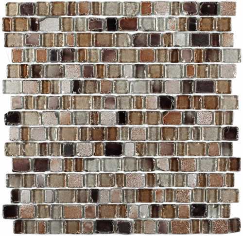 Мозаика JNJ Mosaic Precious Stones Tiger-Eye Mix 30,7x31.1