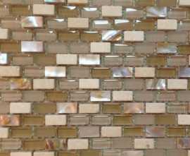 Мозаика Lace Mosaic Beige Pearl 002A 1x2 28,6x28,8