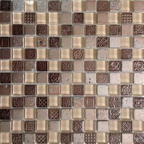 Мозаика Bars Crystal Glass Decor Peru 2.3x2.3 30x30