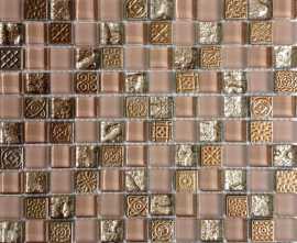 Мозаика Bars Crystal Glass Decor Egypt 2.3x2.3 30x30