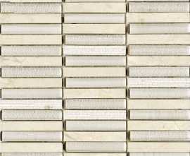 Мозаика L'Antic Colonial L241709521 Time Texture Linear Cream (1,5x10) G-518 30x30