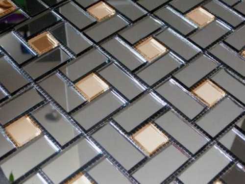 Vivere DG42 Мозаика зеркальная на сетке (4.2x2+2x2) 32.8x32.8