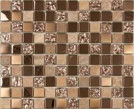 NSmosaic S-816 стекло камень метал (23x23x8) 298*298