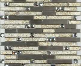 Мозаика NSmosaic MS-610 Metal series 305*298