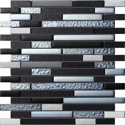 Мозаика Intermatex Quartz Black 30*30