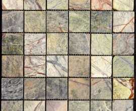 Мозаика Art&Natura Ceramic Marble Mosaic Rain Forest Green 15*15 305*305