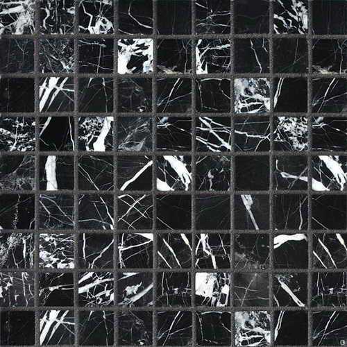 Мозаика Orro Mosaic Nero Marquina Pol. 7мм 30.5x30.5