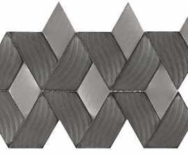 Мозаика L'Antic Colonial L244008771 GRAVITY ALUMINIUM BRAID METAL TITANIUM 35,8x23,7x0,4