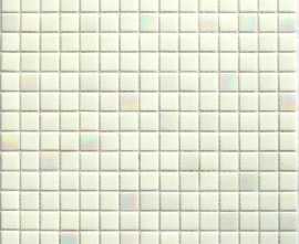 Мозаика NSmosaic MIX23 стекло белый (сетка) 23x23x4 327x327