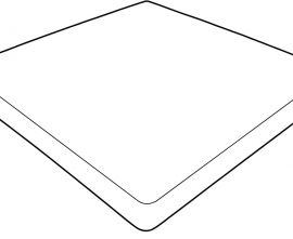Gres de Aragon 906166 Ступень угловая Petra Beige Round. Anti-Slip Beige 33x33