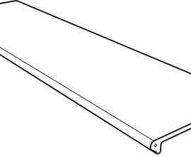 Gres de Aragon 970448 Ступень фронтальная Petra Gris redondeado 33x120
