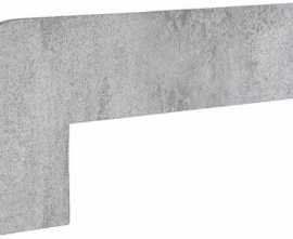 Плинтус Exagres ZANQUIN RECTO OPERA SILVER IZQDA левый угловой 42.3х17.5