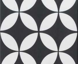 Керамогранит Yurtbay Seramik S17612 Stamp Black Matte 20х20
