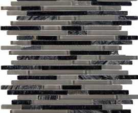 Pixmosaic PIX727 Мозаика из мрамора и стекла 10x48/98/148 286х300x8