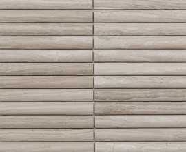 Мозаика Pixmosaic PIX348 White Wooden, Convex матовая 20х151 300х305х12