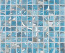 Мозаика Vidrepur Oasis Blue 7102 (на сетке) 25x25 31,7x31,7