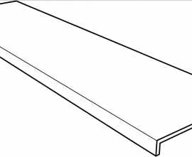 Gres de Aragon Ступень фронтальная Tibet Anti-Slip Rect. Antracita 31.5x120