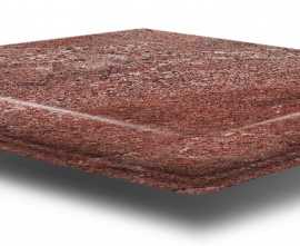 Ступень SDS Keramik Frankfurt Eckflorentiner Ziegelrot 32x32