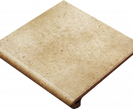 Gres de Aragon Ступень фронтальная Rounded Stair-tread Beige 33*33