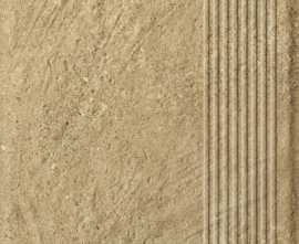 Ступень Paradyz Eremite Beige Stopnica Prosta Struktura Mat 30x60