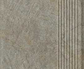 Ступень Paradyz Eremite Taupe Stopnica Prosta Struktura Mat 30x60