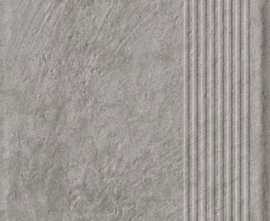 Ступень Paradyz Carrizo Grey Stopnica Prosta Struktura Mat 30x60