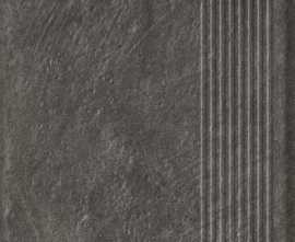 Ступень Paradyz Carrizo Basalt Stopnica Prosta Struktura Mat 30x60