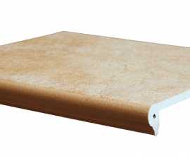 Interbau Ступень флорентийская Gold Braun 36x32x9,5