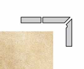 Interbau Плинтус ступени 044 Allgau правый 31x7.3