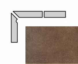 Interbau Плинтус ступени 045 Engadin левый 31x7.3